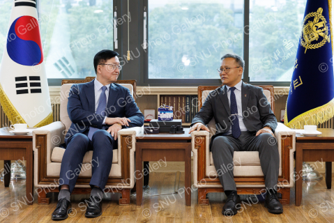 몽골과기대 총장 접견