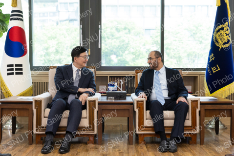 사우디 킹사우드대 총장 접견