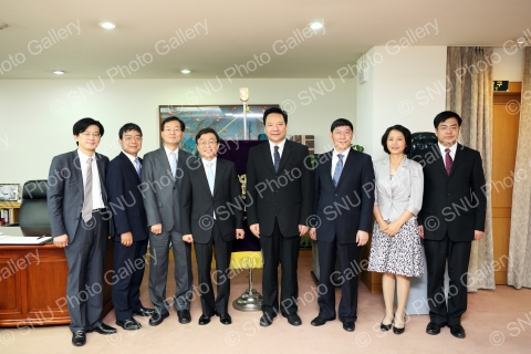 중국 북경대 총장 접견